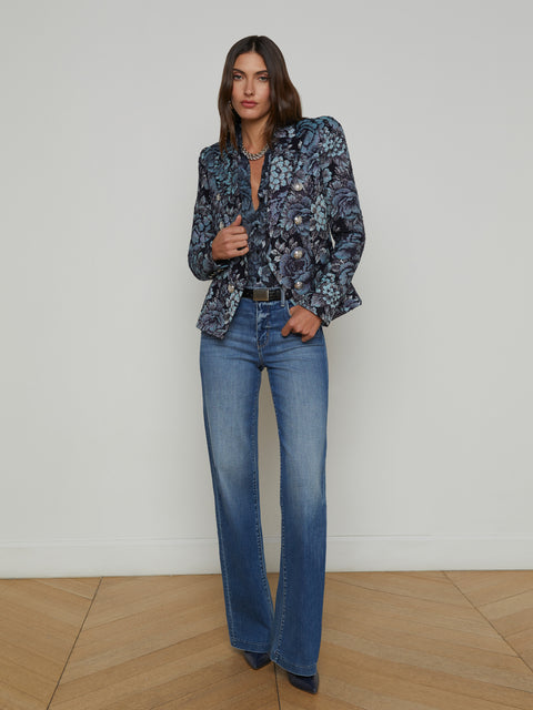 Bethany Jacquard Blazer blazer L'AGENCE