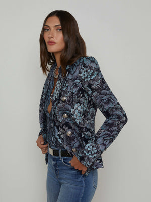 Bethany Jacquard Blazer blazer L'AGENCE Sale