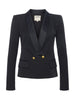 Imogen Satin Lapel Blazer blazer L'AGENCE