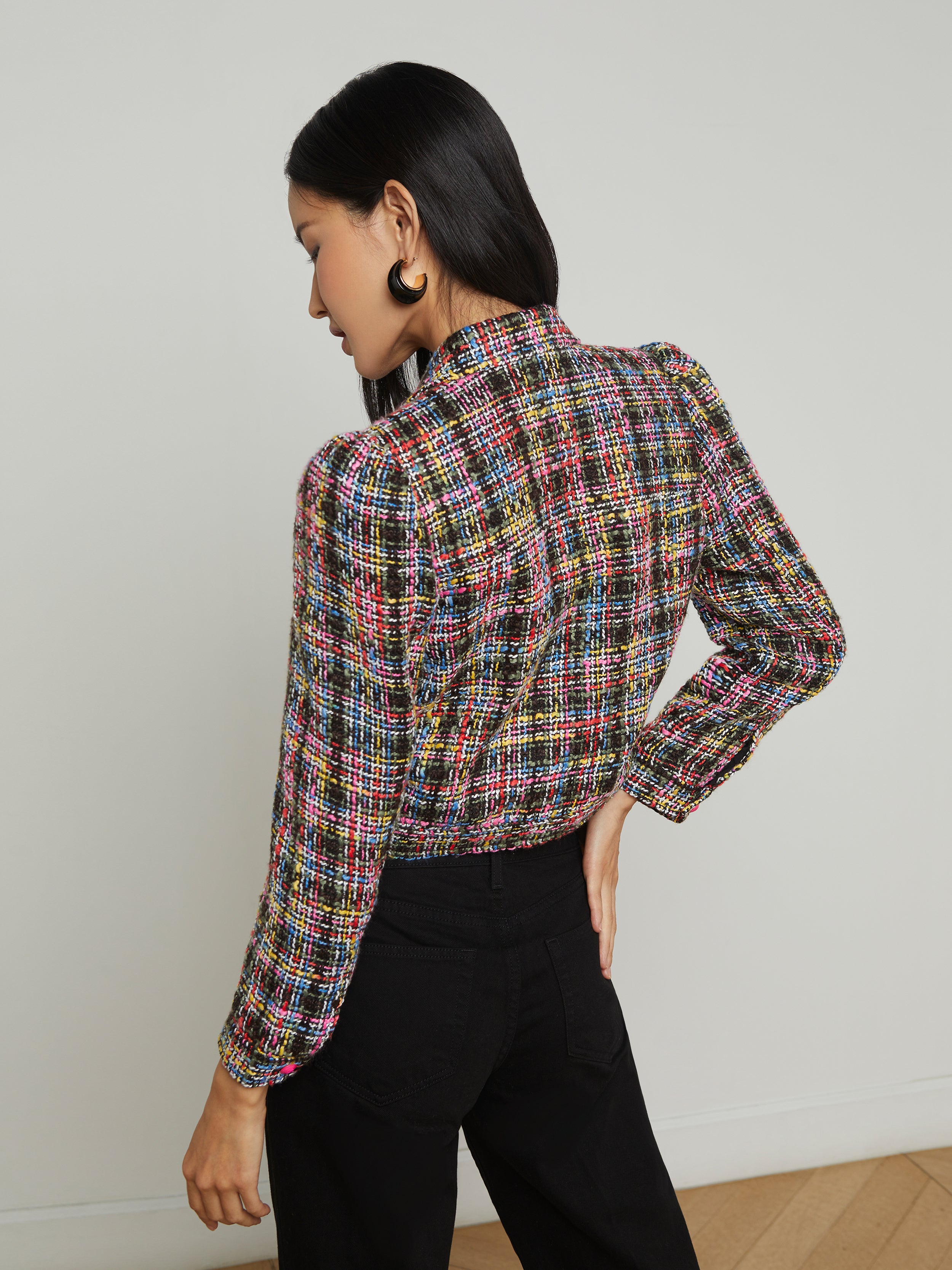 Kasey Tweed Jacket jacket L'AGENCE