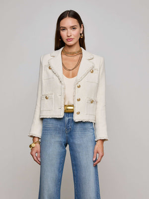 Veste en tweed Sylvia