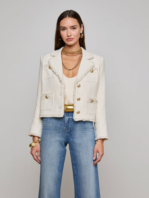 Veste en tweed Sylvia