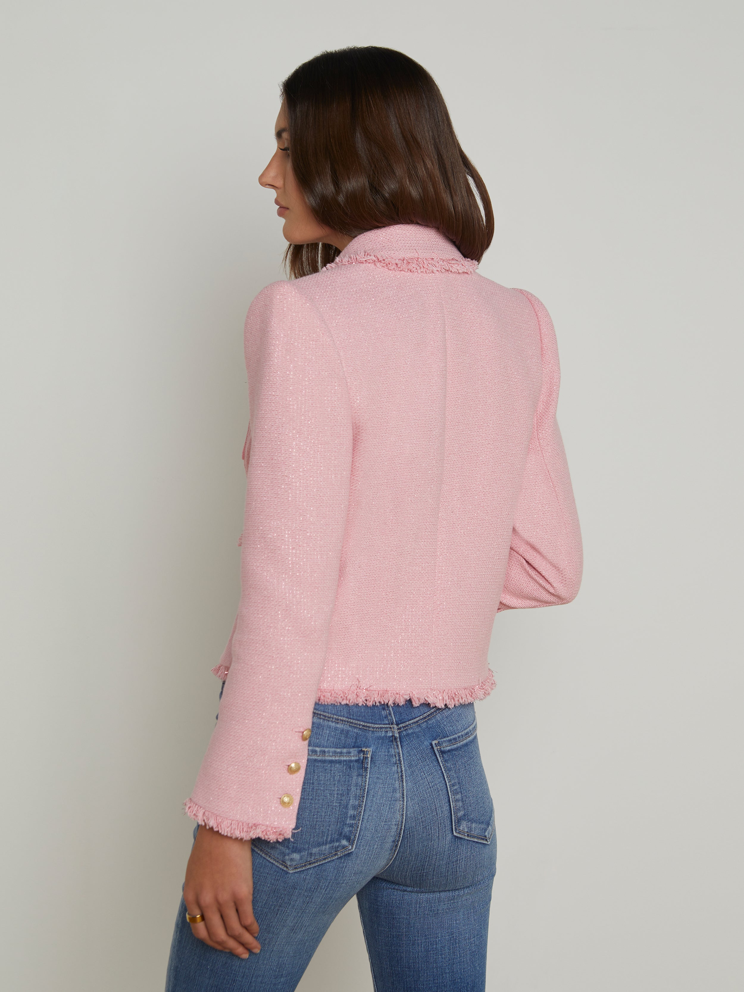 Sylvia Collared Jacket jacket L'AGENCE