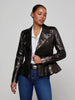 Lyric Leather Peplum Jacket
