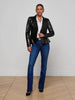 Lyric Leather Peplum Jacket