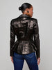 Lyric Leather Peplum Jacket