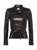 Lyric Leather Peplum Jacket