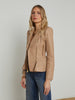 Lyric Leather Peplum Jacket jacket L'AGENCE