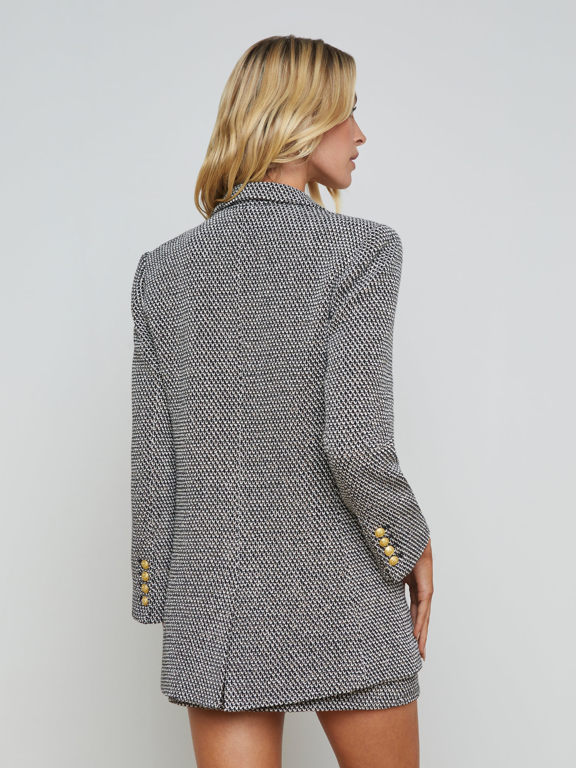 Riva Oversized Knit Blazer blazer L'AGENCE Sale