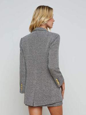 Riva Oversized Knit Blazer blazer L'AGENCE Sale