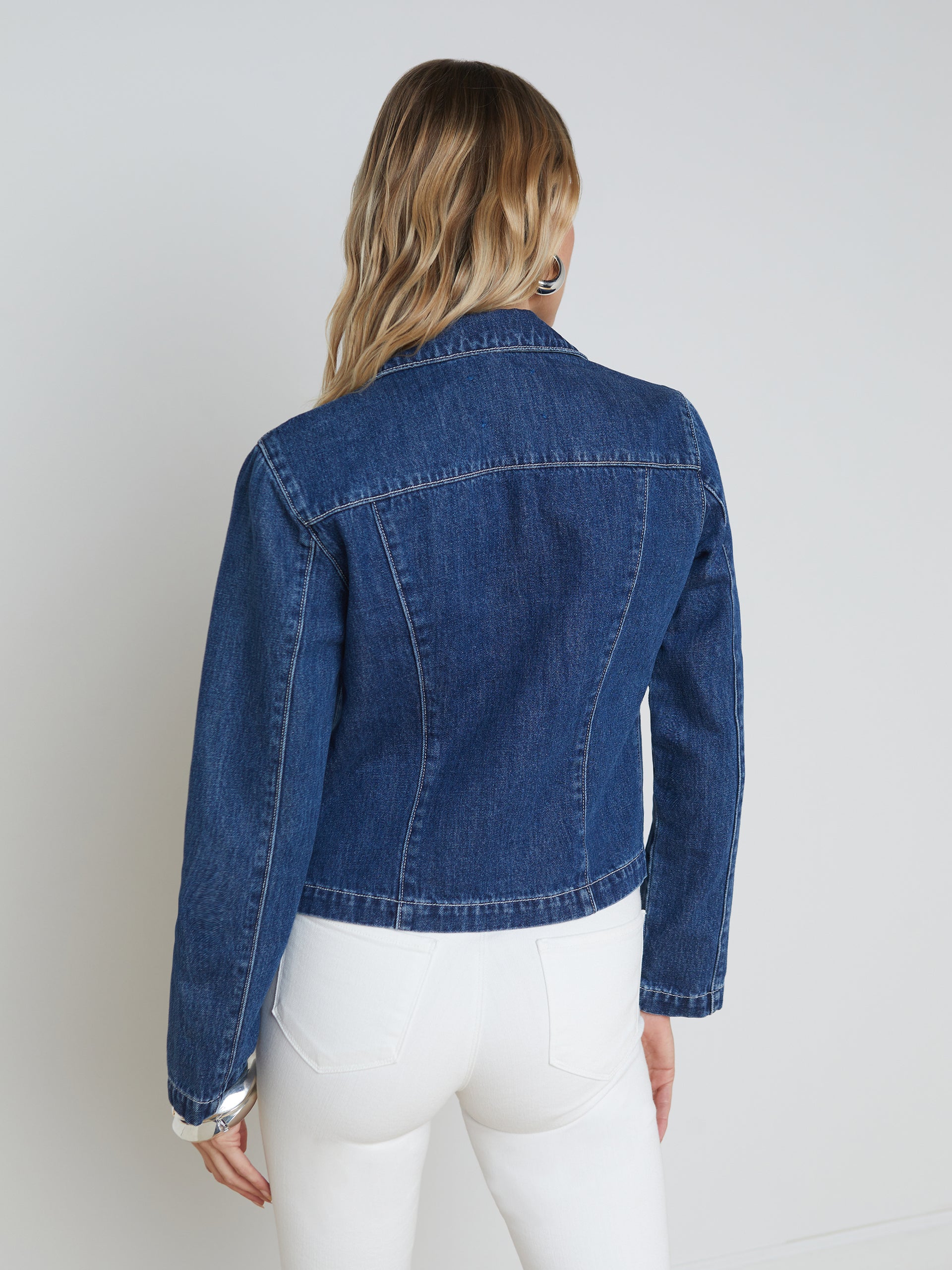 Elaine Denim Jacket jacket L'AGENCE Sale   