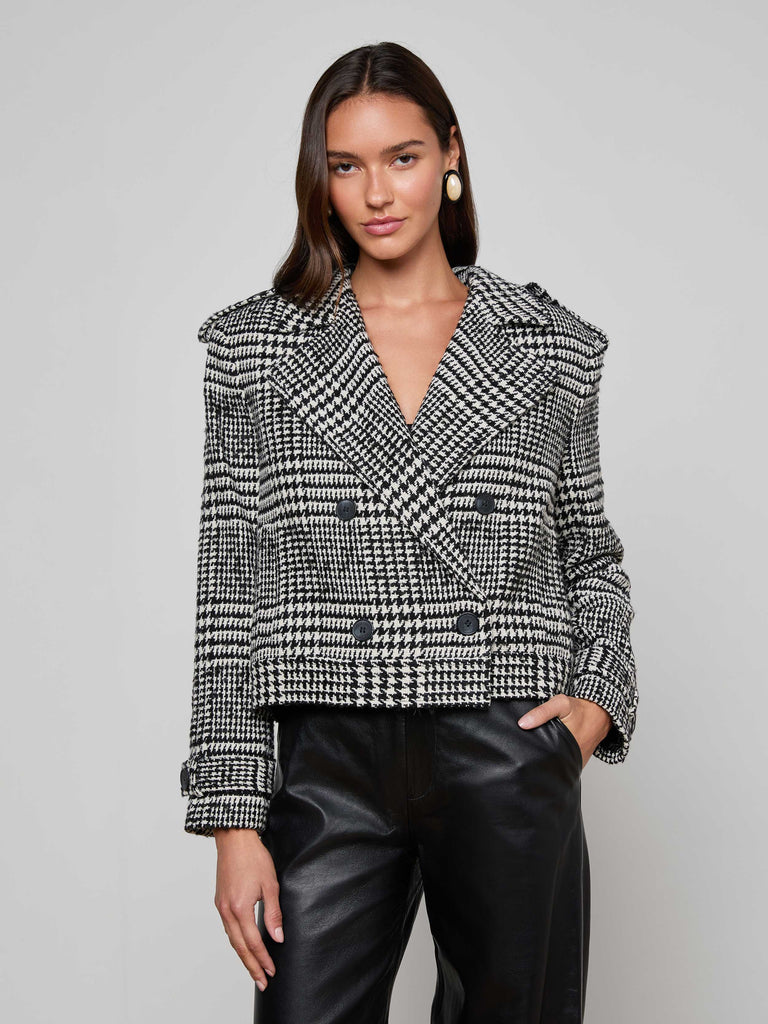 Xoey Cropped Trench Coat