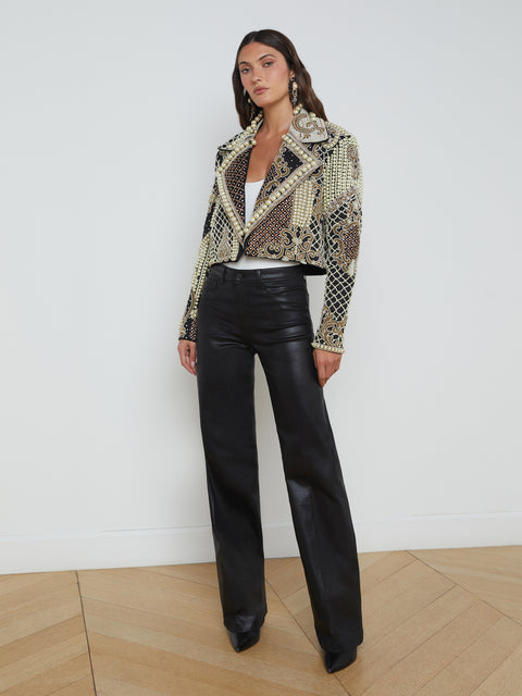 Kya Embellished Jacket preorder L'AGENCE   