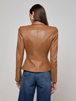 Blazer en cuir Ottilie