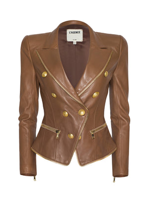 Blazer en cuir Ottilie