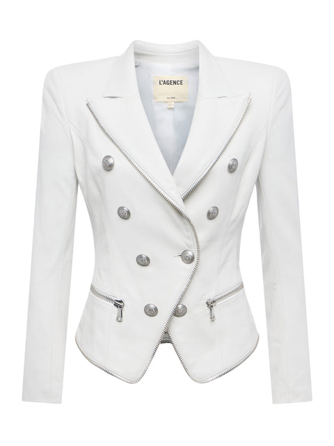 Ottilie Leather Blazer blazer L'AGENCE