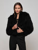 Aura Cropped Faux Fur Jacket