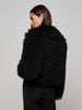 Aura Cropped Faux Fur Jacket