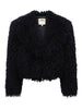 Aura Cropped Faux Fur Jacket