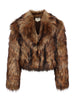 Aura Faux Fur Coat coat L'AGENCE   