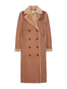 Citron Faux Fur Maxi Coat