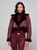 Giacca di pelle shearling