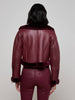 Giacca di pelle shearling