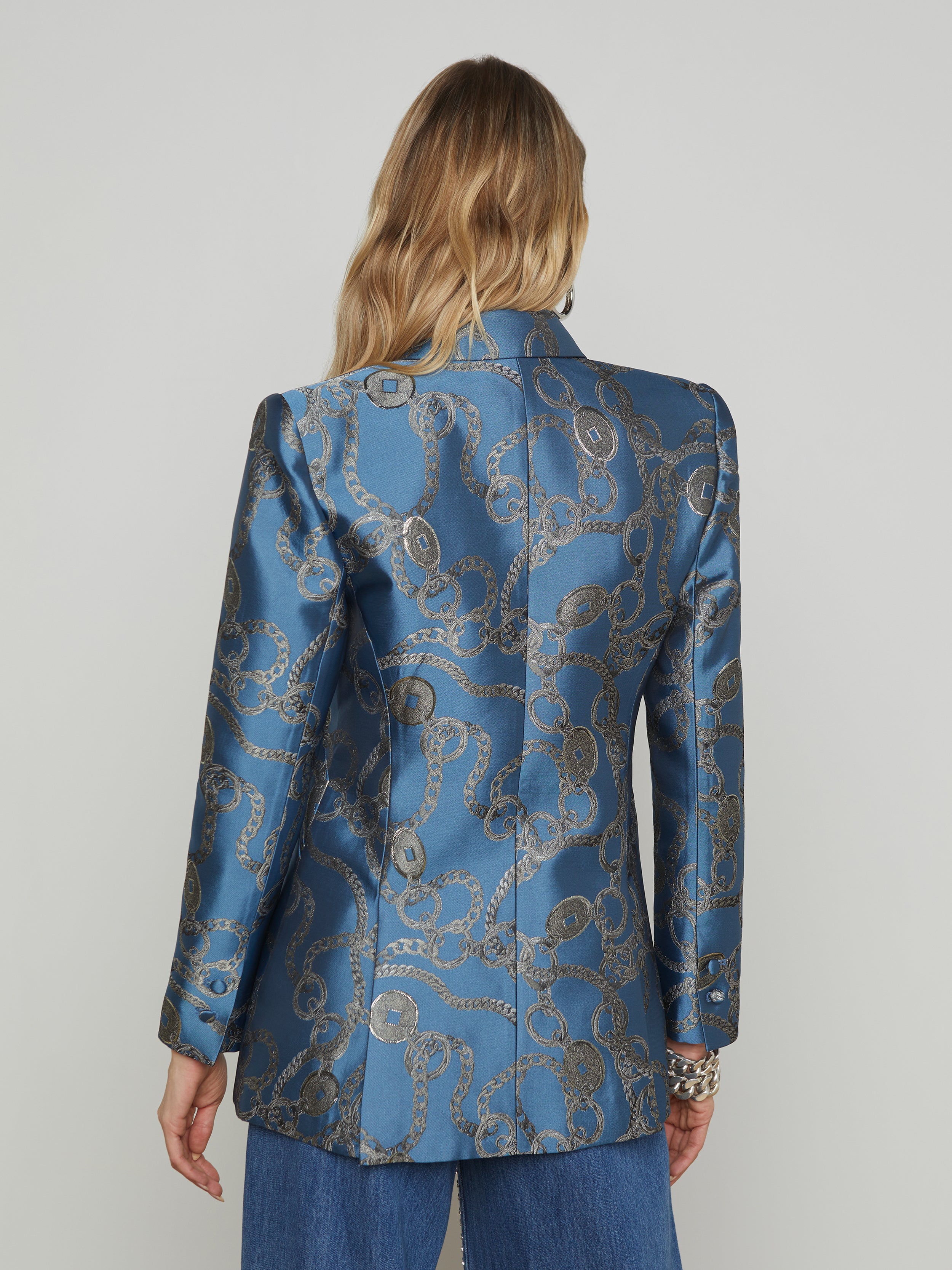 Sheila Longline Jacquard Blazer blazer L'AGENCE