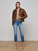 Larsen Vegan Leather Puffer Jacket