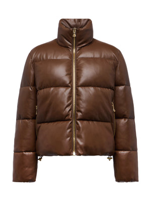 Larsen Vegan Leather Puffer Jacket