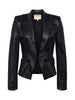 Andalusia Leather Blazer blazer L'AGENCE Sale