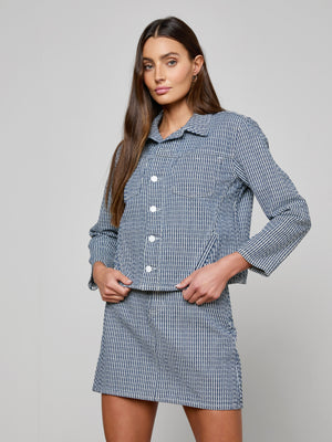 Nelly 크롭 진 재킷