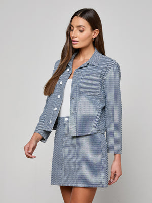 Nelly 크롭 진 재킷