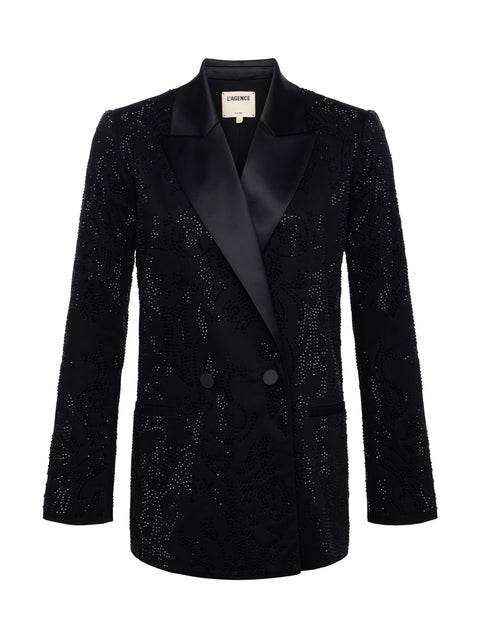 Jericho Rhinestone Blazer blazer L'AGENCE   