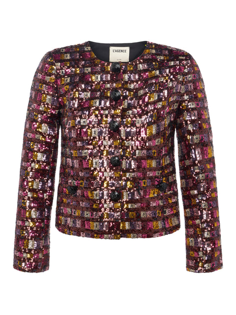 Caprina Sequin Jacket jacket L'AGENCE Sale