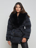 Vail Faux Fur Down Coat coat L'AGENCE   