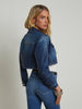 Genevie Coated Denim Jacket jacket L'AGENCE