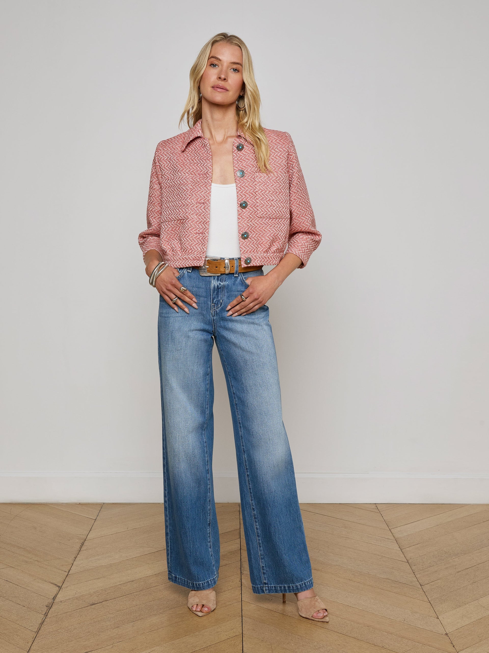 Jia Tweed Jacket jacket L'AGENCE
