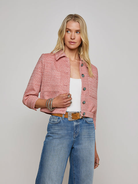 Jia Tweed Jacket jacket L'AGENCE