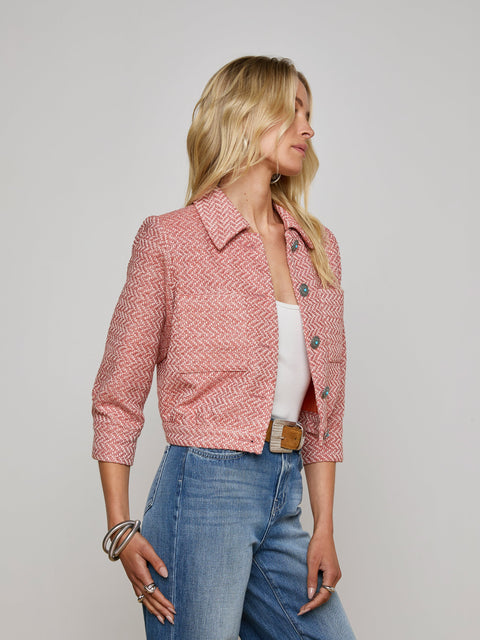 Jia Tweed Jacket jacket L'AGENCE