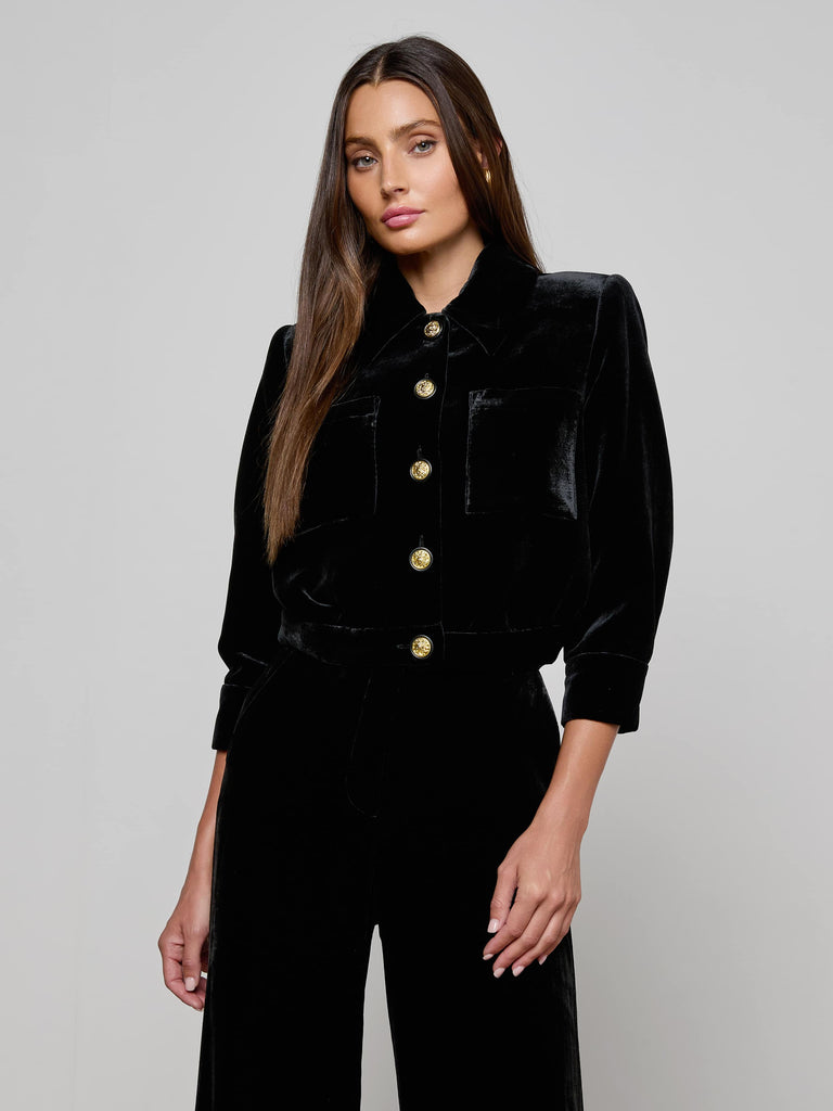 Jia Velvet Jacket
