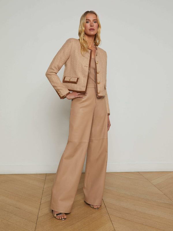 Zaya Tweed Jacket jacket L'AGENCE Sale