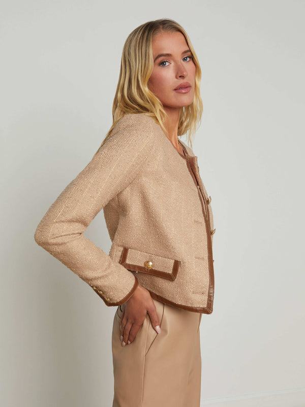Zaya Tweed Jacket jacket L'AGENCE Sale