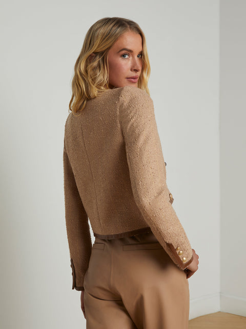 Zaya Tweed Jacket jacket L'AGENCE Sale