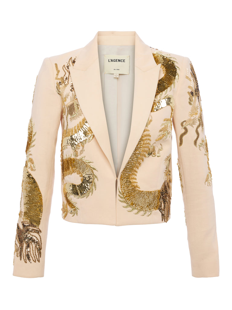 Noely Embellished Blazer IN RUNWAY L'AGENCE   