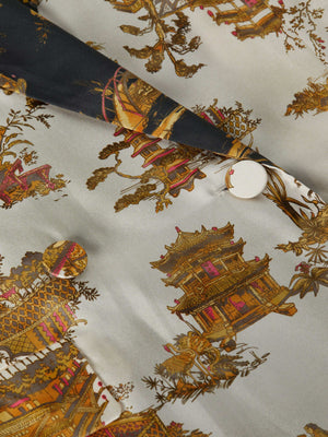 Hinata Satin Wrap Jacket jacket L'AGENCE