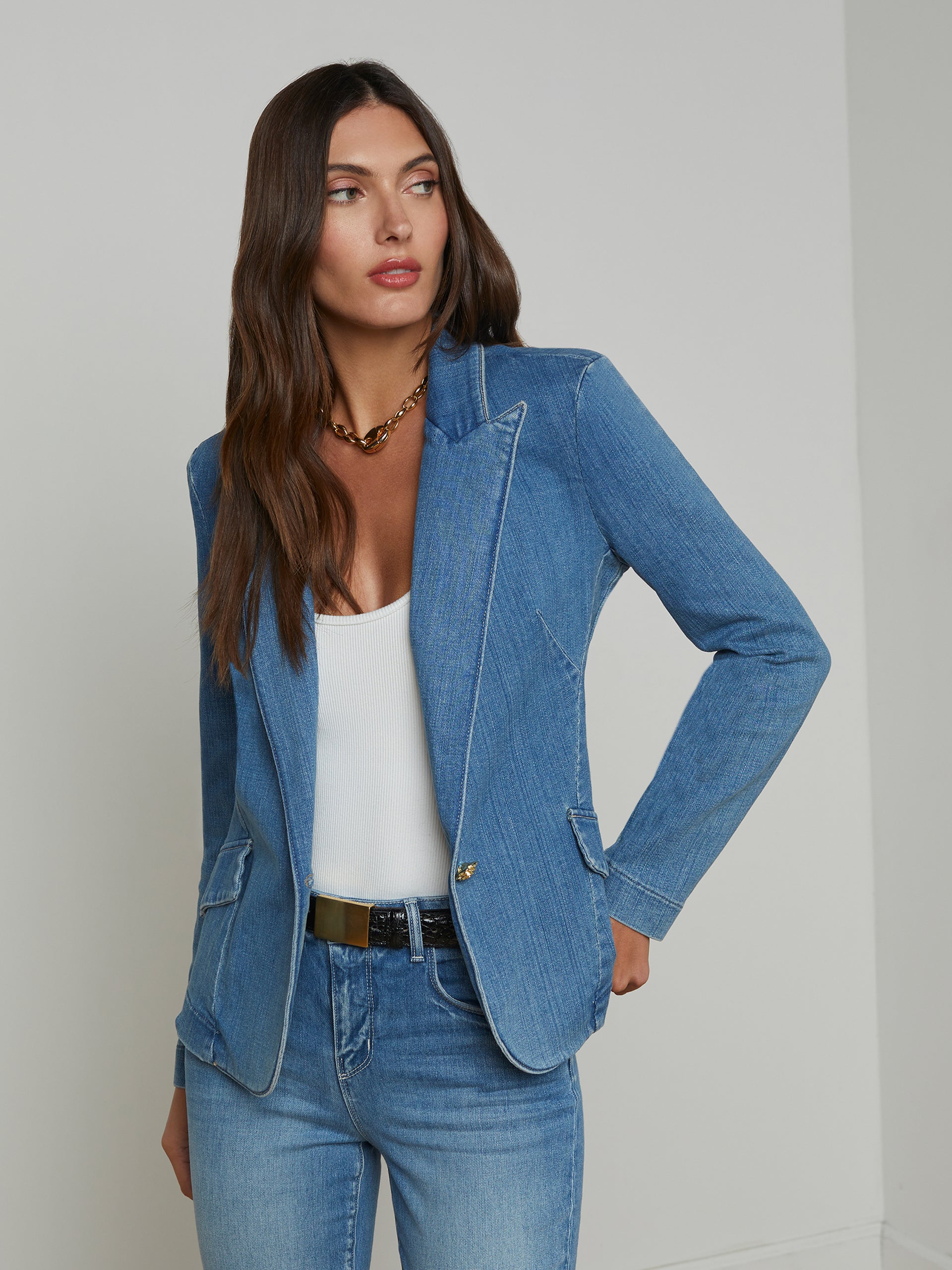 Baldwin Denim Blazer blazer L'AGENCE