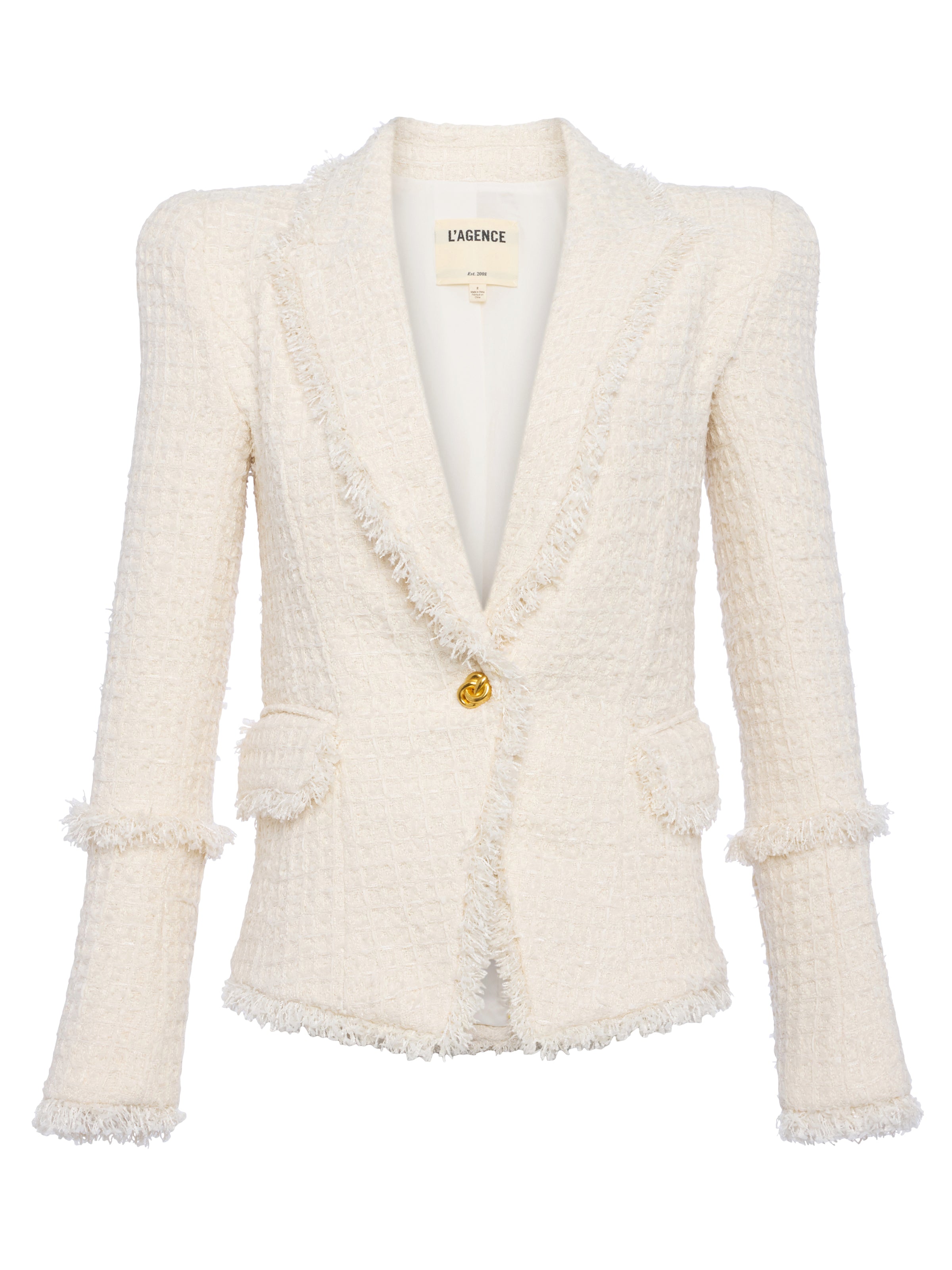 Kaisley Tweed Blazer blazer L'AGENCE