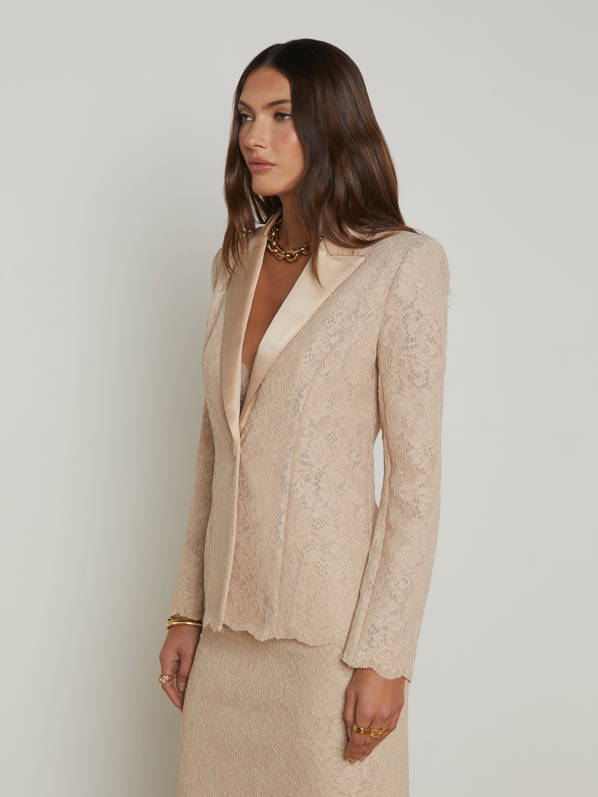 Clementine Lace Blazer blazer L'AGENCE