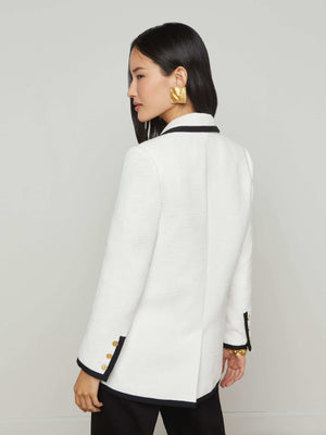 Aimee Oversized Tweed Blazer blazer L'AGENCE Sale